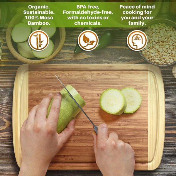 Organic Bamboo Cutting Board - Image 2