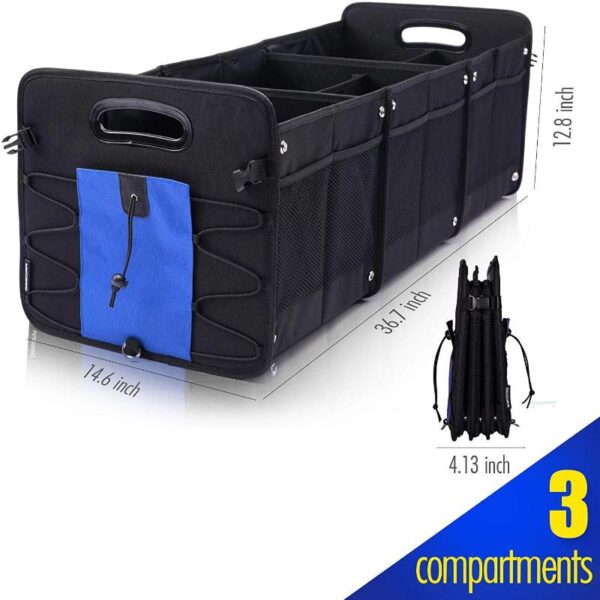 Large Trunk Organizer for Car & SUV - Durable and Foldable Storage - Image 7