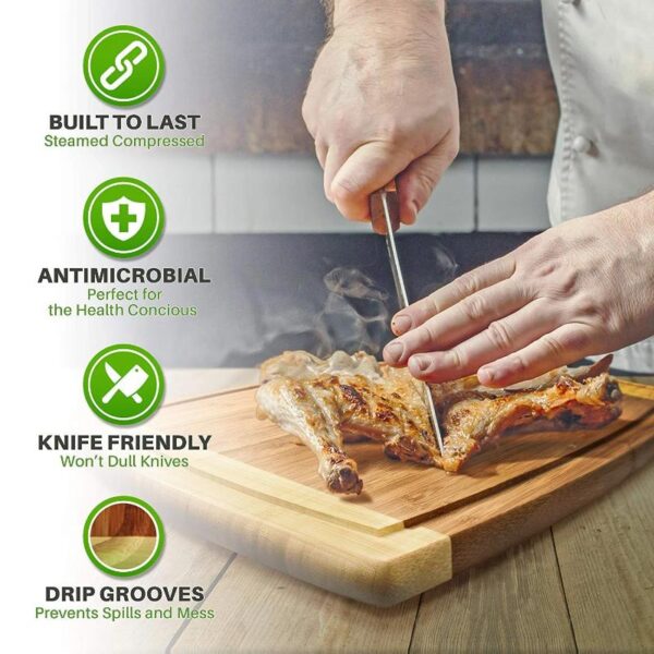 Organic Bamboo Cutting Board - Image 4