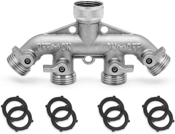 Nickel Plated Hose Splitter - Image 8