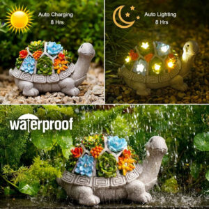 Alternative view of Unique Solar Decoration Statues