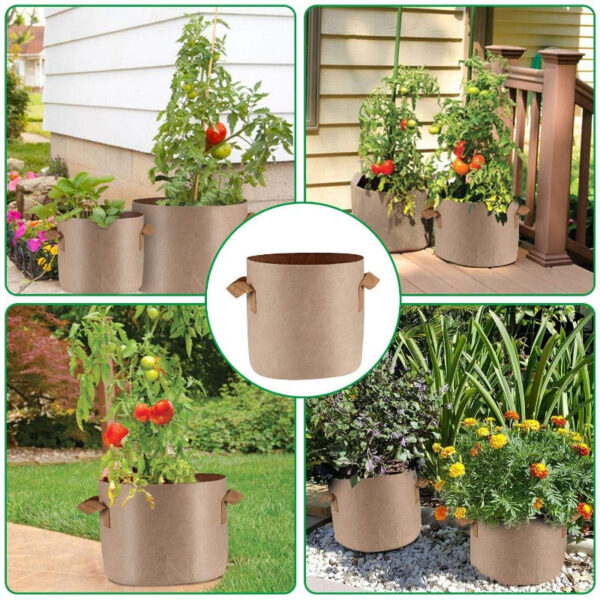 Premium Garden Grow Bags Beige - Image 7