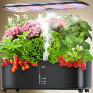 Hydroponics Growing System Kit | Indoor Garden with LED Grow Light