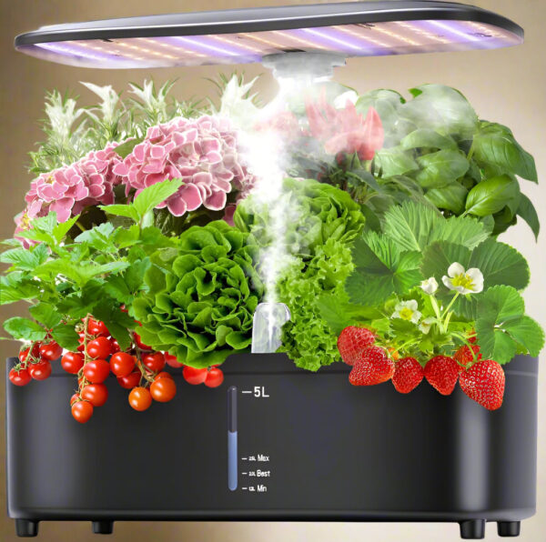 Hydroponics Growing System Kit | Indoor Garden with LED Grow Light