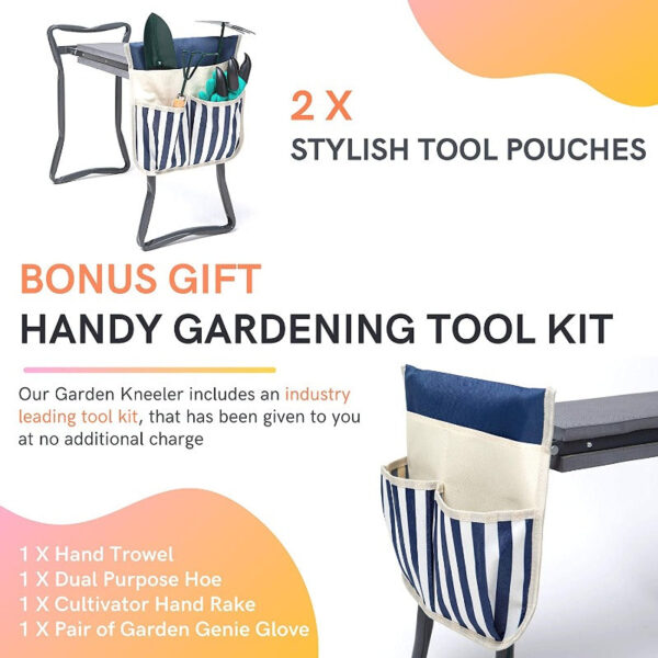 Garden Kneeler With Tools - Image 5