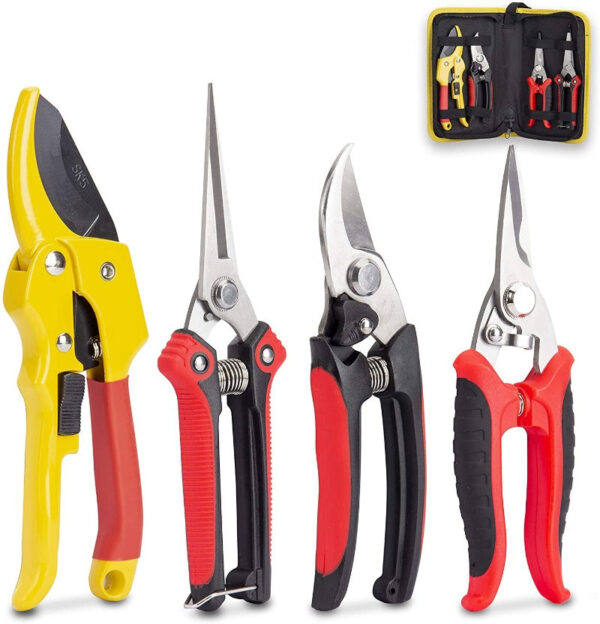 Professional Bypass Pruning Shears – Stainless Steel, Sharp & Ergonomic