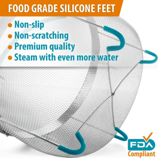 Premium Stainless Steel Steamer Basket - Image 4