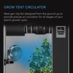 Alternative view of AC Infinity CLOUDRAY Grow Tent Clip Fan