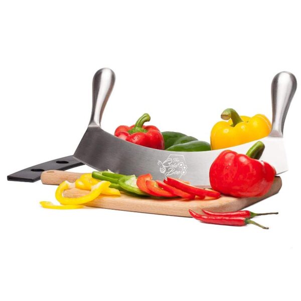 Mezzaluna Stainless Steel Knife - Image 9