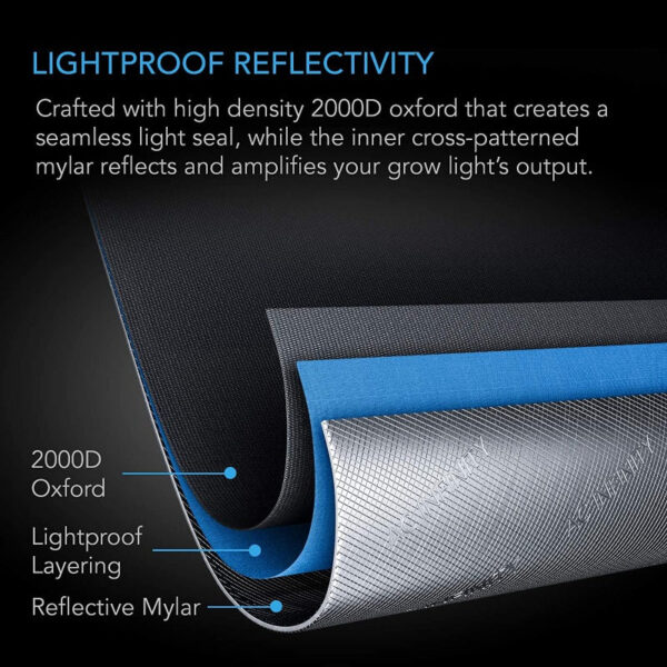 AC INFINITY Cloudlab Hydroponic Grow Tent 866 - Image 4