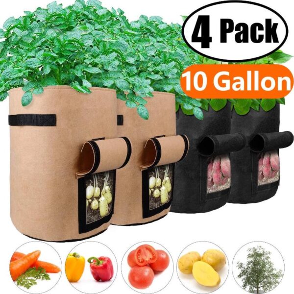 Fabric Garden Grow Bags Mix - Image 7