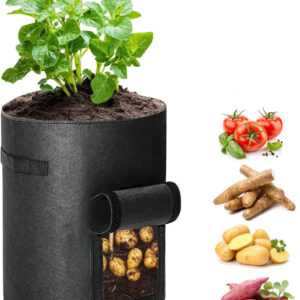 Vegetable Grow Bags Black