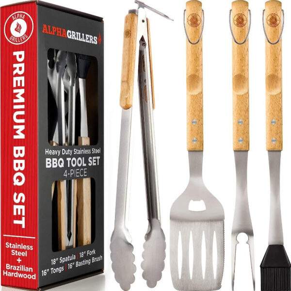 Premium Quality BBQ Grilling Tool Set - Image 7