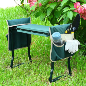 Alternative view of Garden Kneeler & Seat - Foldable Stool with Soft Pad & Tool Pouches