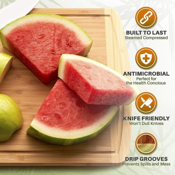Organic Bamboo Cutting Board - Image 3