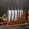 7-Piece Japanese Kitchen Knife Set with Magnetic Block - High Carbon Stainless Steel Ultra Sharp Chef Knives