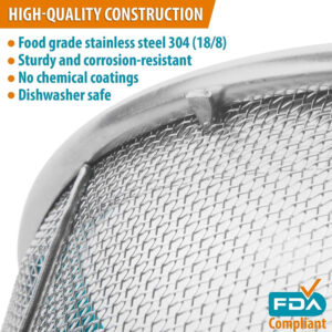 Alternative view of Premium Stainless Steel Steamer Basket