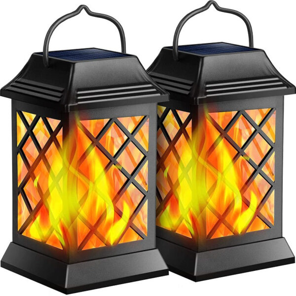Solar LED Flickering Flame Lanterns - Image 22