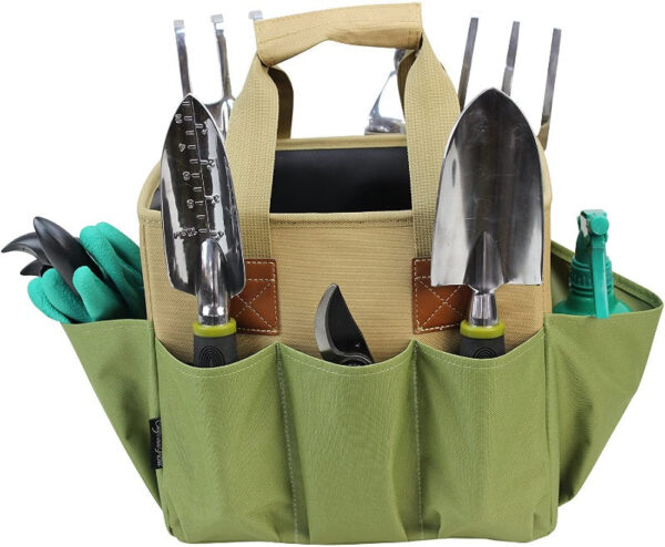 Garden Tools Set With Bucket Organizer - Image 2
