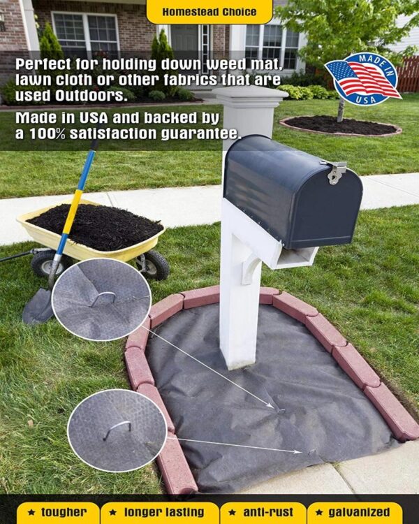Galvanized Steel Landscape Sod Staples - Image 4