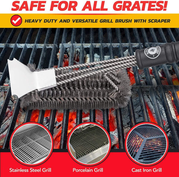 Grill Brush and Scraper - Image 5