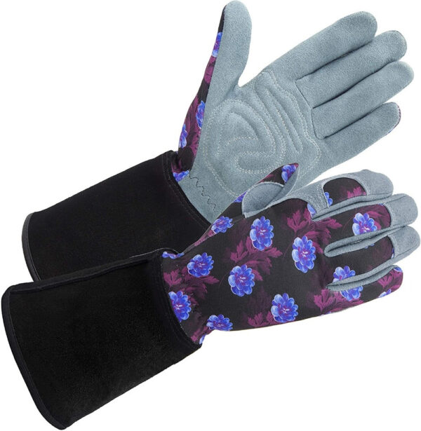 Deerskin Leather Gardening Work Gloves - Image 13