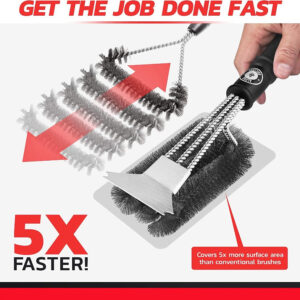 Alternative view of Grill Brush and Scraper