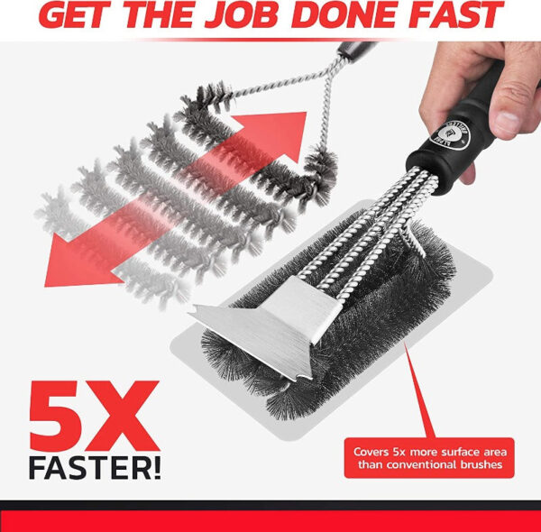 Grill Brush and Scraper - Image 2