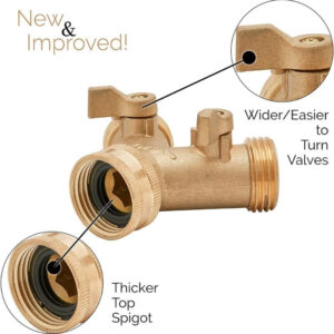 Alternative view of Brass Garden Hose Splitters