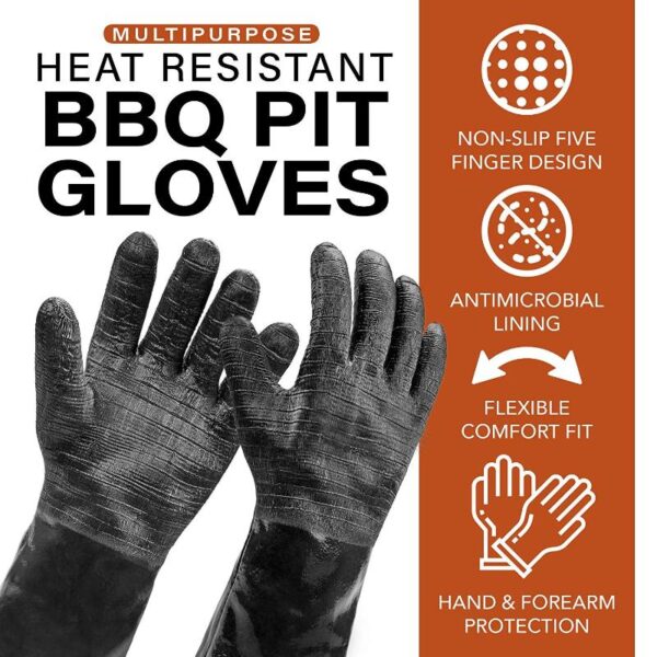 Heat Resistant And BBQ Grilling Gloves - Image 4