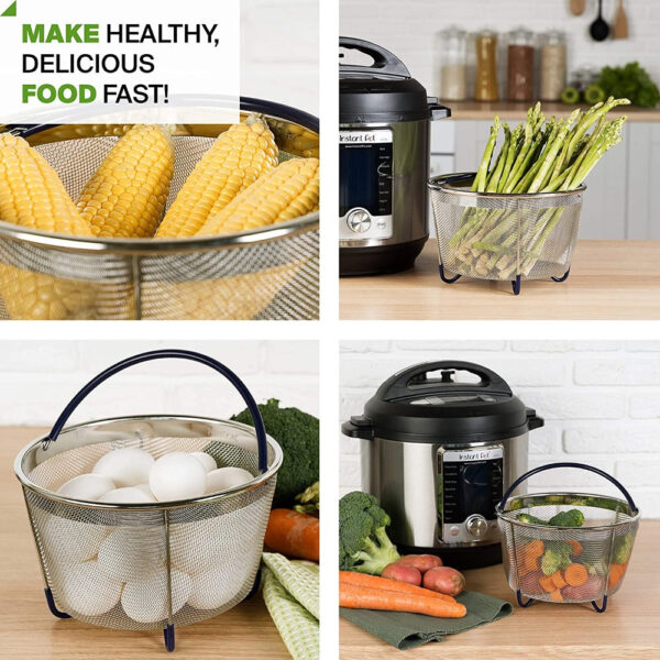 Premium Stainless Steel Steamer Basket - Image 5