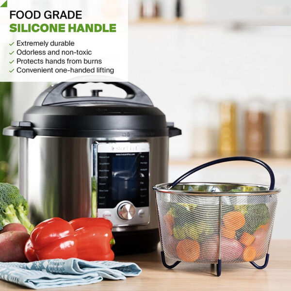 Premium Stainless Steel Steamer Basket - Image 6