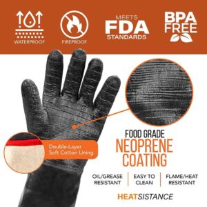 Alternative view of Heat Resistant And BBQ Grilling Gloves