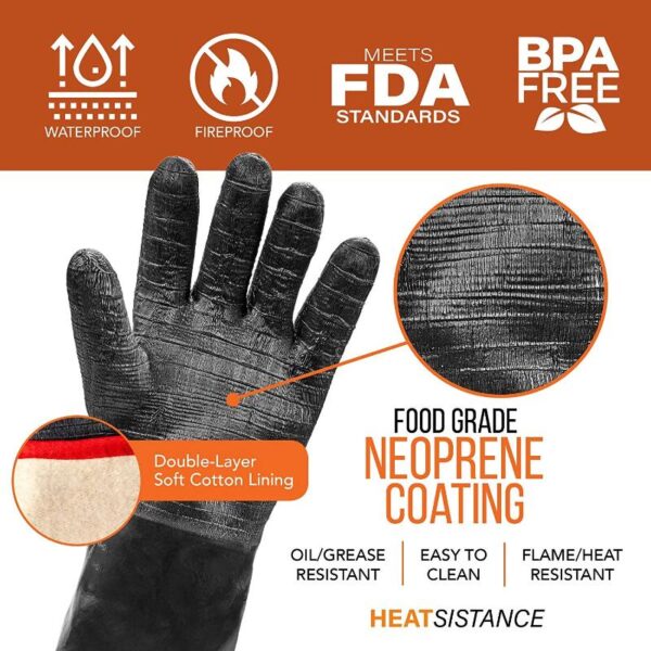 Heat Resistant And BBQ Grilling Gloves - Image 2