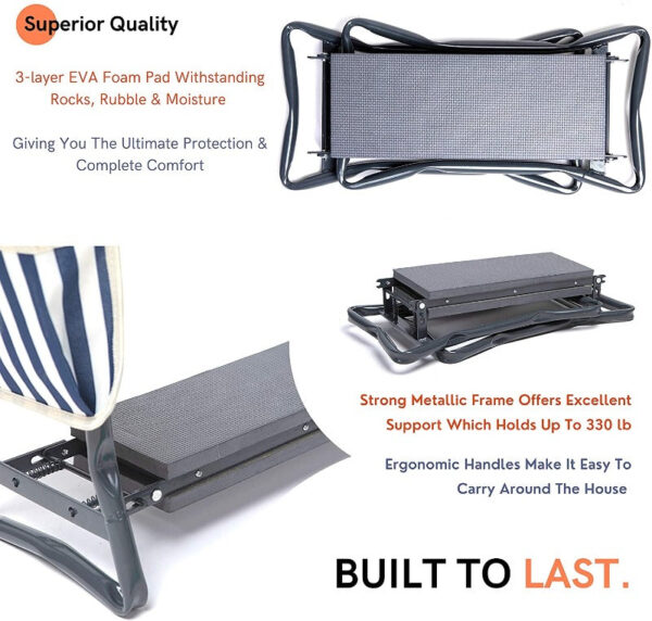 Garden Kneeler With Tools - Image 4