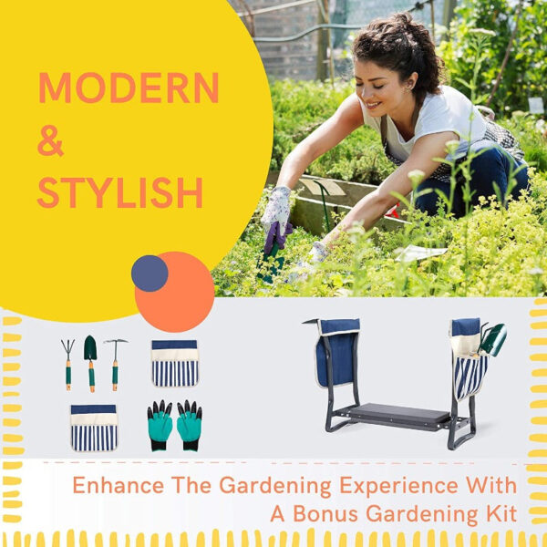 Garden Kneeler With Tools - Image 6
