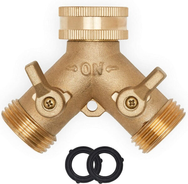 Brass Garden Hose Splitters - Image 5