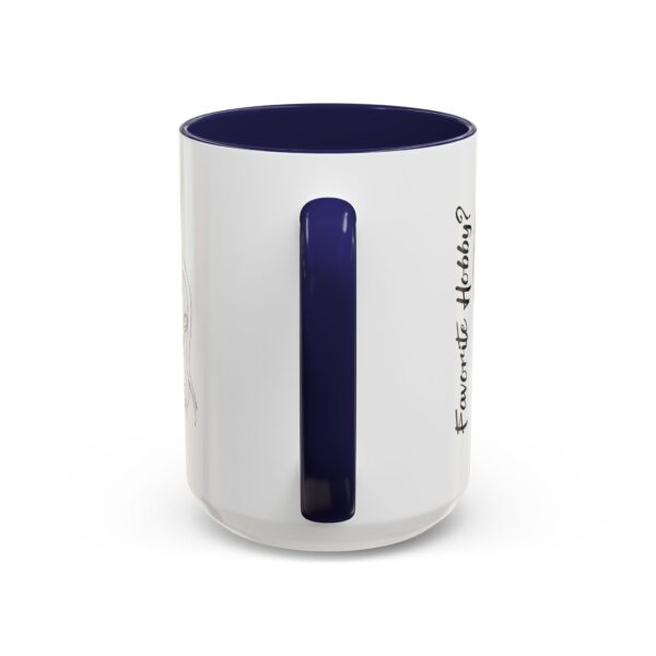 Accent Coffee Mug | Plant Lovers Design 'Favorite Hobby' | Available in 11oz & 15oz | White Ceramic with Colored Interior & Handle - Image 32