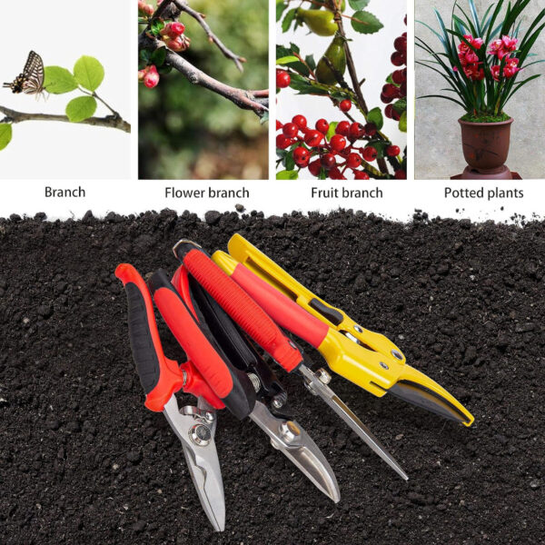 Professional Bypass Pruning Shears – Stainless Steel, Sharp & Ergonomic - Image 3