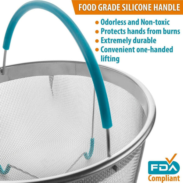 Premium Stainless Steel Steamer Basket - Image 3