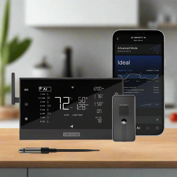 AC INFINITY Controller AI+ with CO2 Sensor - AI Powered Smart Grow Controller