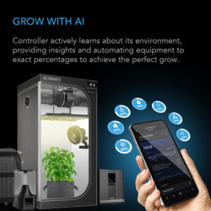 Alternative view of AC INFINITY AI-Powered Grow Room Controller - Smart Climate & VPD Monitoring