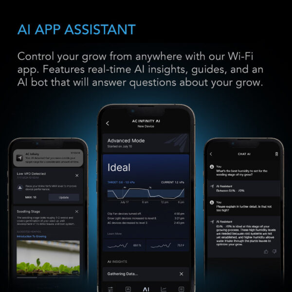 AC INFINITY AI-Powered Grow Room Controller - Smart Climate & VPD Monitoring - Image 4