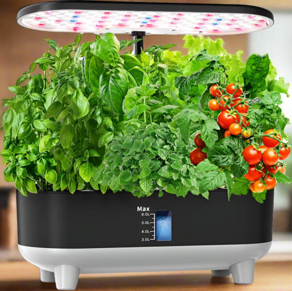 16-Pod Hydroponics Growing System | Indoor Herb Garden with 28W LED