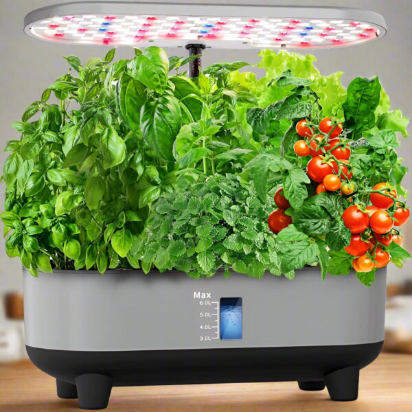 16-Pod Hydroponics Growing System | Indoor Herb Garden with 28W LED - Image 9