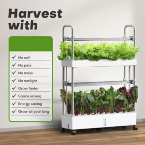 Alternative view of Indoor Hydroponics Growing System - High Yield Vertical Gardening Kit