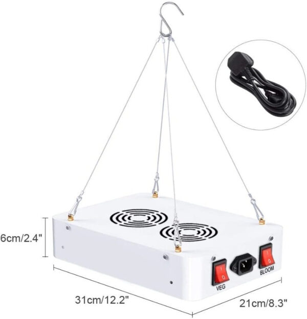 Full Spectrum Grow Light for Plants | Veg & Bloom Mode | Daisy Chain - Image 10