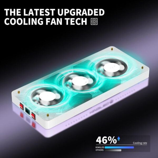 Full Spectrum LED Grow Light for Seed Starting & Hydroponics - Veg & Bloom Modes - Image 7