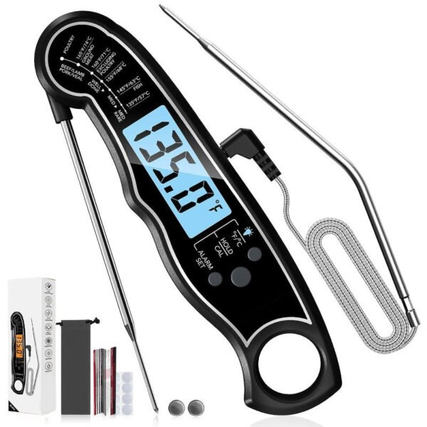 Meat Thermometer Digital - Instant Read Food Thermometer for Cooking & Grilling - Image 12