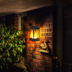 Alternative view of Solar LED Flickering Flame Lanterns